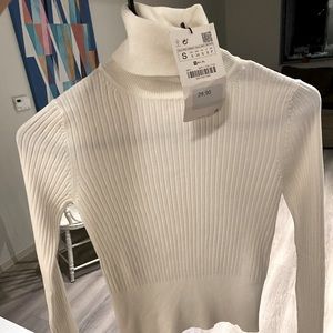 Small White Turtle Neck from Zara